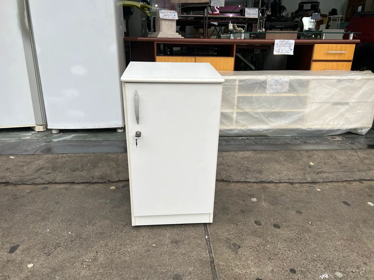 Armário Gabinete Multiuso 1 Porta com Chave