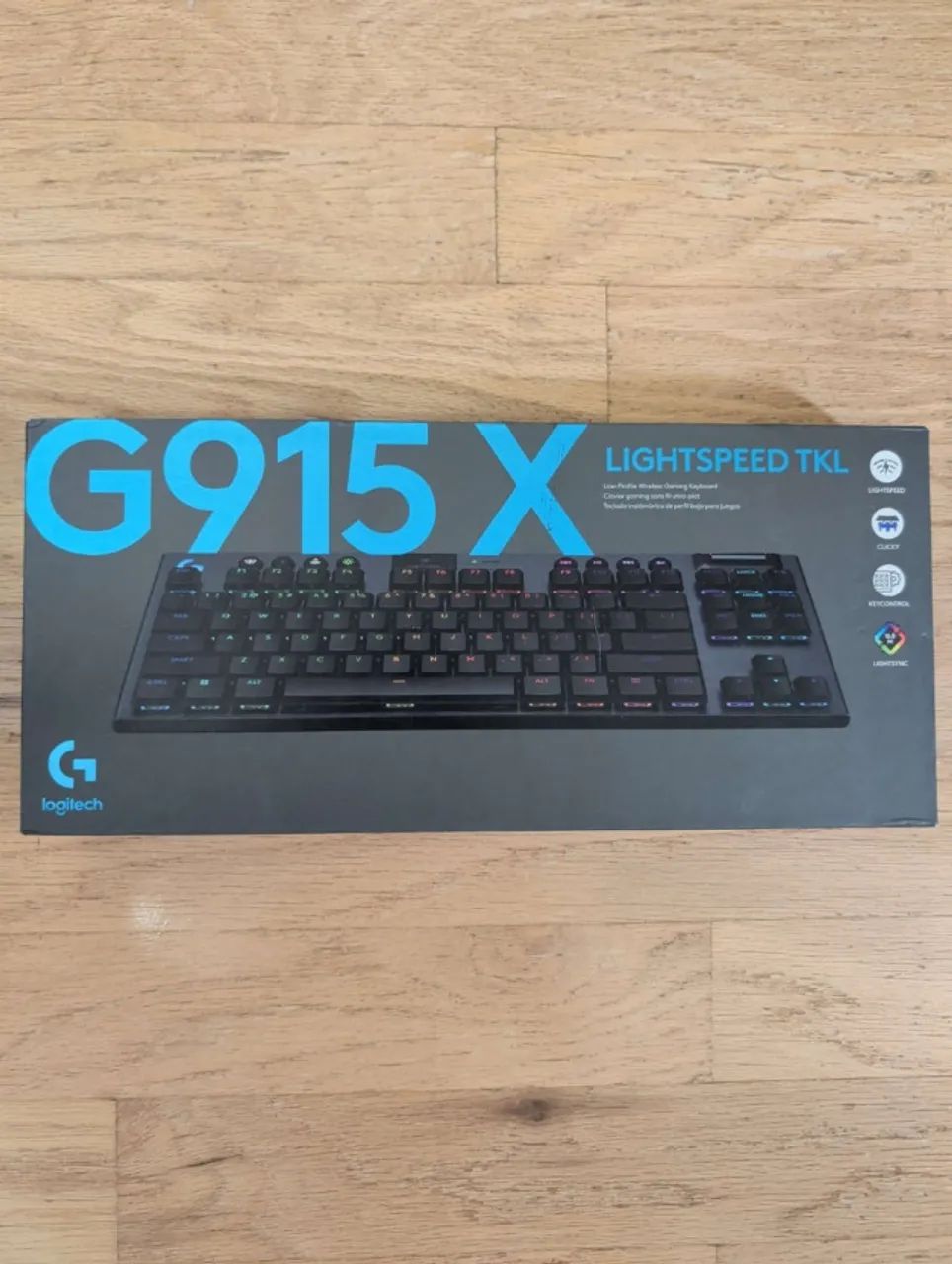 Teclado G915 X LIGHTSPEED TKL Sem Fio Preto NOVO