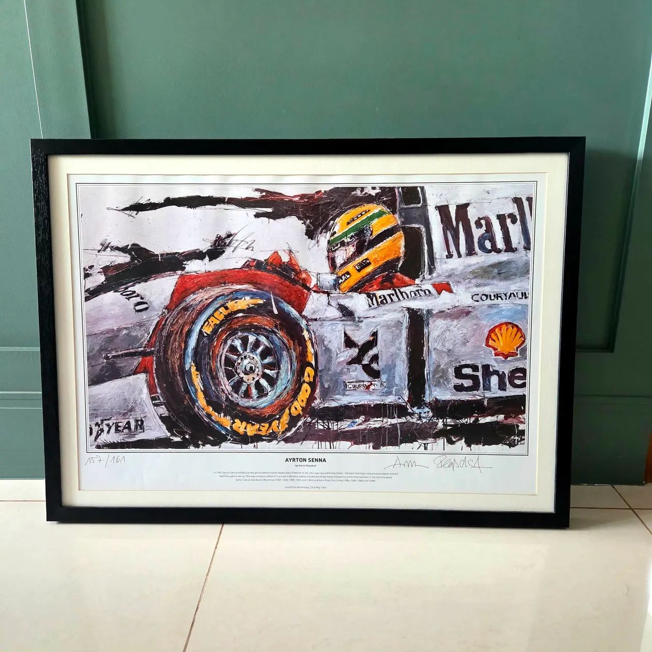 Quadro Ayrton Senna 