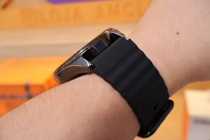 haylou 4s Gps integrado Strava com 3 pulseiras + pelicula - Foto 4