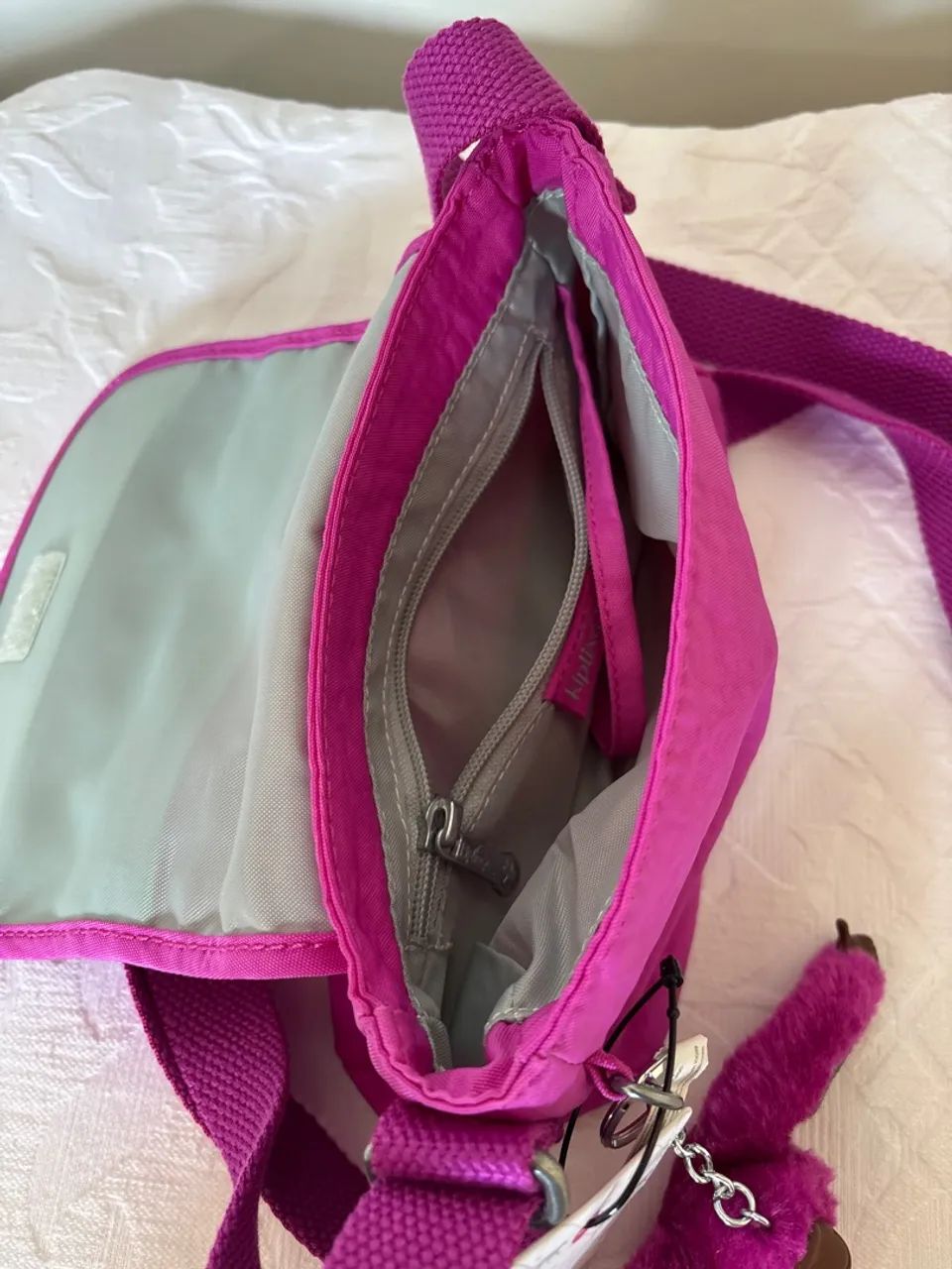 bolsa kipling com macaquinho pink - Foto 5