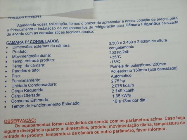 Câmara Frigorífica