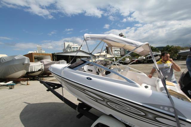 Focker 160 2012 Motor 75 HP 2 tempos. Aceito carro no negócio. lancha top - Foto 8
