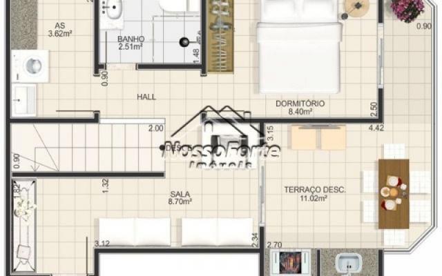 Apartamento no Caiçara em Praia Grande - Foto 11