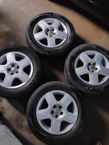 Jogo de rodas R15 5x100 parcelo em até 12x no cartão sem juros ou troco em som automotivo - Foto 2