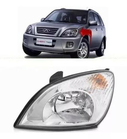 Farol Principal Cherry Tiggo 2010 2011 2012 2013 Esquerdo