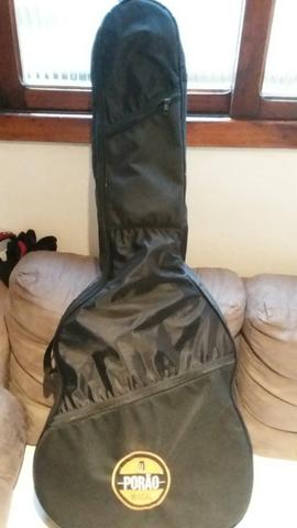 Violao eletrico tagima woodstock novo e com bag estofado - Foto 2