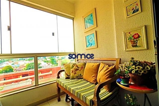Apartamento com 3 dormitórios à venda, 80 m² por r$ 314.000 - jardim américa - goiânia/go