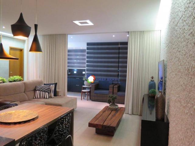 Apartamento com 3 dormitórios à venda, 92 m² por r$ 525.000,00 - jardim goiás - goiânia/go