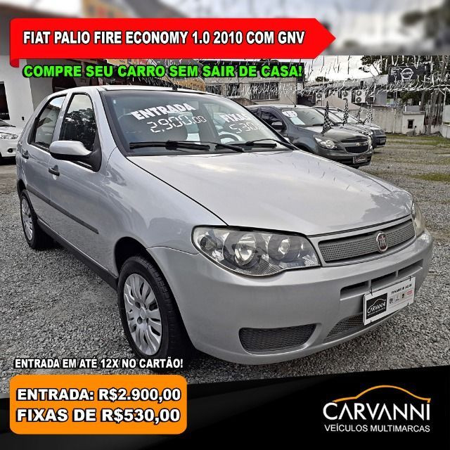 Fiat Palio Fire Economy 1.0 4P 2010 Completo com GNV