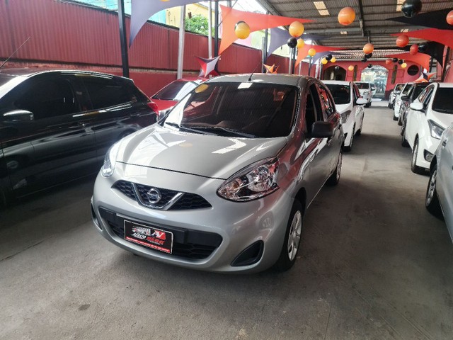 NISSAN MARCH 2016 1.0 1 MIL DE ENTRADA AÉRCIO VEÍCULOS HTH