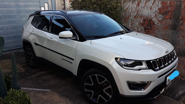VENDO JEEP COMPASS LIMITED FLEX 19/19, BRANCO POLAR PÉROLA