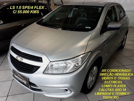 ONIX-LS 1.0 SPE/4 FLEX 80CV MEC5M / 2016 + C/ 55.000 KMS COMPLETÍSSIMO