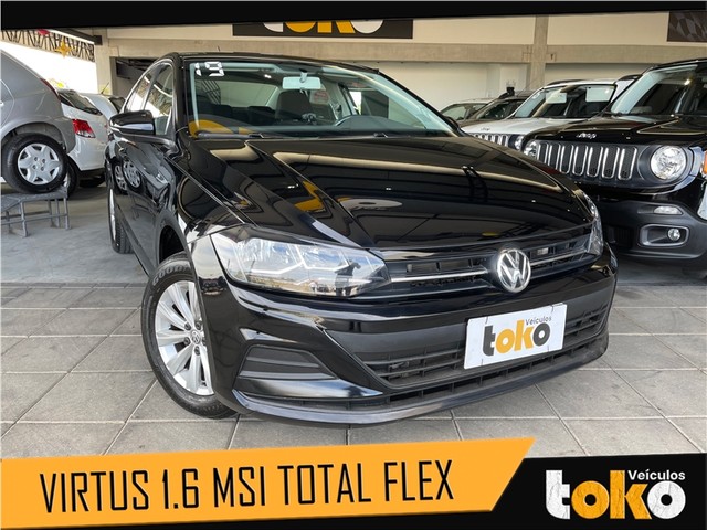 VOLKSWAGEN VIRTUS 2019 1.6 MSI TOTAL FLEX AUTOMÁTICO