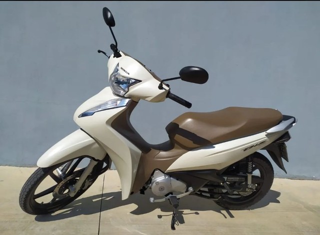 HONDA BIZ 125 BRANCA 2019  ENTER/PAR 