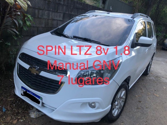 SPIN LTZ COMPLETA COM GÁS NOVO, 7 LUGARES 2017