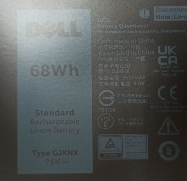 Bateria Original Dell Latitude 68wh - Foto 2