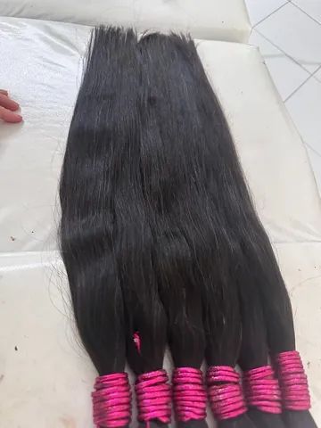 Cabelos humanos / liso de 75 cm  - Foto 2