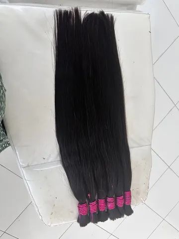 Cabelos humanos / liso de 75 cm  - Foto 4