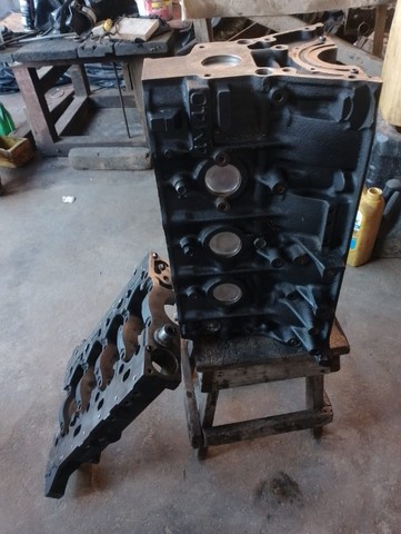 Bloco LImpo + Mancais do Motor Mitsubishi Pajero 4M40 2.8 T Intercooler - Foto 5