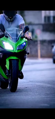 Kawasaki Ninja 300 2015 Verde Doc 2023 e todas revisões feitas