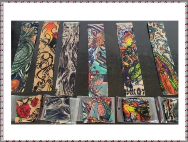 Manguito modelo tattoo fake - Elástico e leve - Foto 3