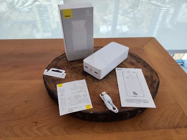Powerbank , carregador de bateria, externa Baseus 30.000 mah power bank pd 20w - Foto 6