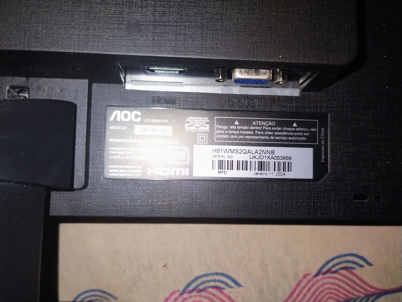 Monitor AOC 18.5 polegadas - Foto 3