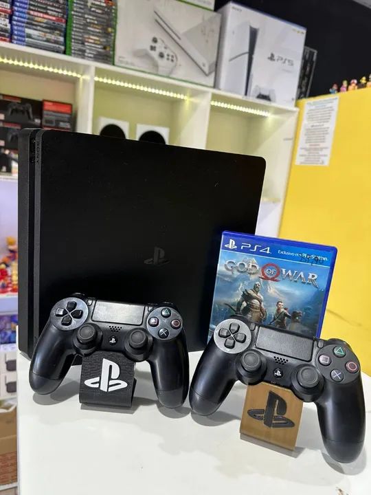 Playstation 4 Slim 500gb ou 1Tb Aceito seu Usado troca - Foto 2