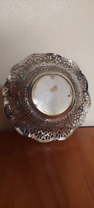 Antiguidade Bandeja Prata Spam  - Foto 4