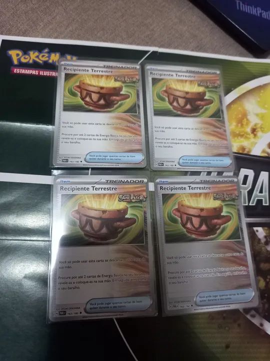 Cartas Pokémon Recipiente Terrestre - Ancestral
