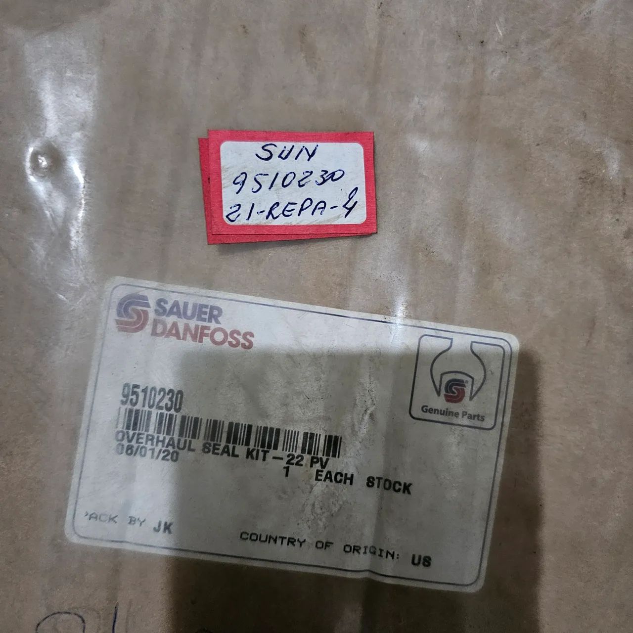Kit vedações com anéis juntas bomba hidraulica PV22 sauer danfoss 9510230 - Foto 5