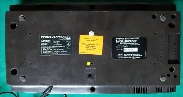 Console Mattel Intellivision Dourado E Marrom 11 Jogos Videogame Nunca foi aberto - Foto 3