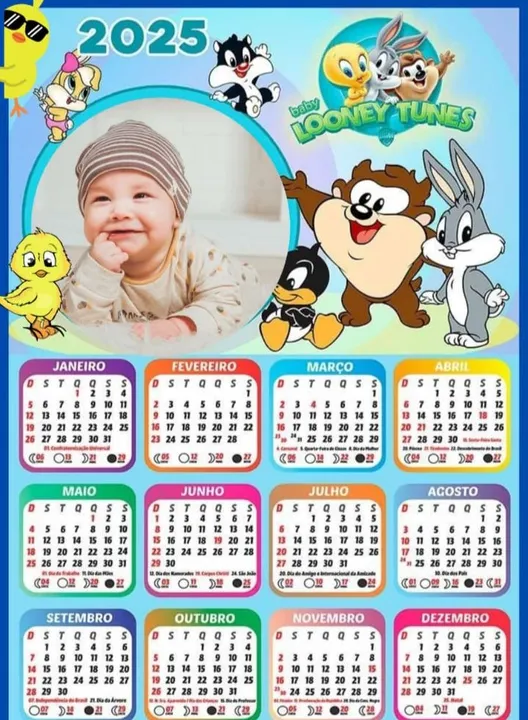 Promoção de calendários personalizados 