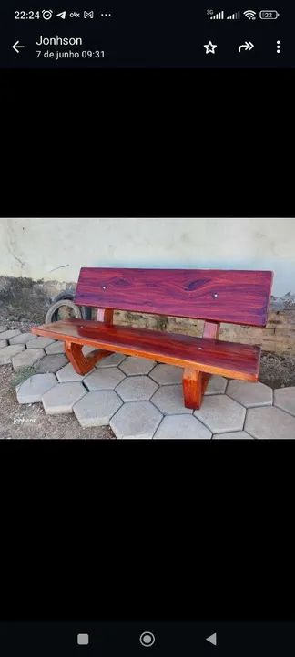 Bancos de praça personalizados, de concreto.  - Foto 6