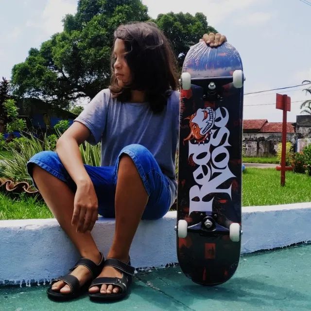 Skate Board Pro Red Nose 4021 P55 458300 79cmx19cm Bel - Foto 2