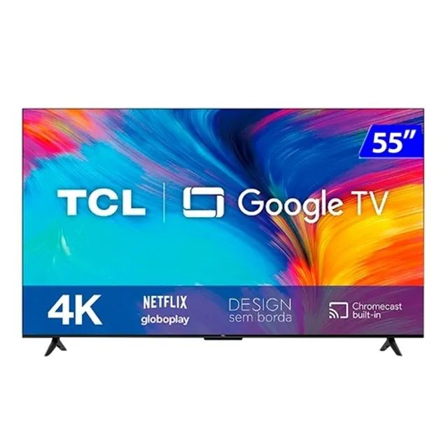 Loja MP Imports: Smart TV Led 55" 4K TCL 55p635 Hdr, Wifi Dual Band, Bluetooth, Controle R - Foto 2