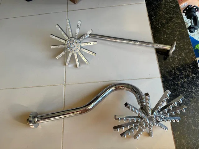 Chuveiro de inox a gás zerado