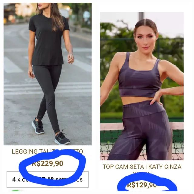 Calça fitness Wamp P - Foto 4