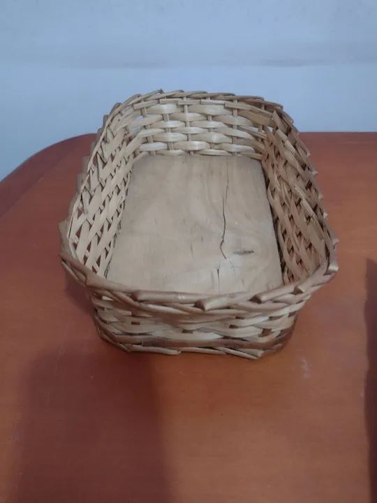 Cesta de Vime com manta elétrica para aquecer pães  - Foto 2