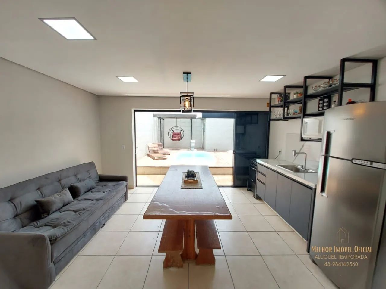 Casa Praia do Sonho 2 Quartos com Piscina - Foto 5