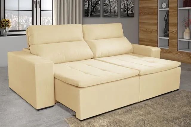 Sofá Retratil Reclinável Italia s554 - Foto 2