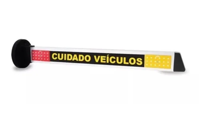 Sinaleiro garagem entrada e saída em led