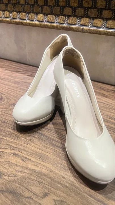 SCARPIN MEIA PATA OFF WHITE VIA MARTE - Foto 3