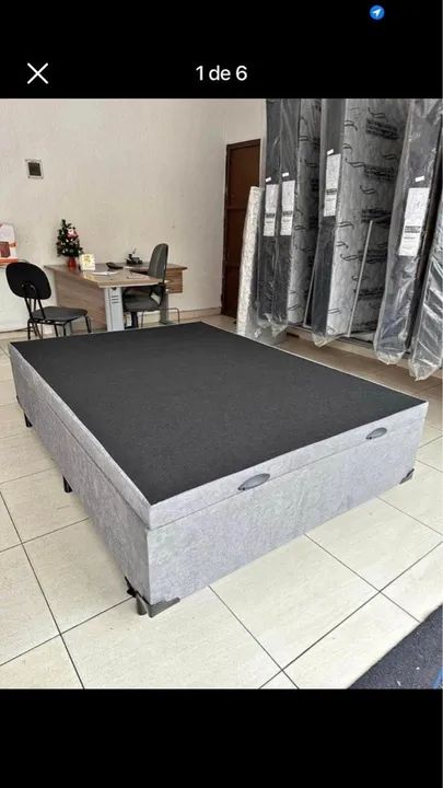 BASE BAÚ PARA CAMA BOX CASAL - Foto 5