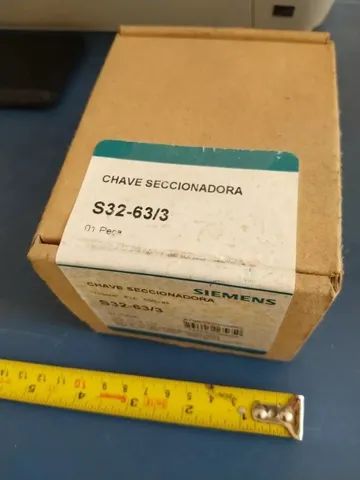 Chave seccionadora Siemes 63a Tripolar nova - Foto 2