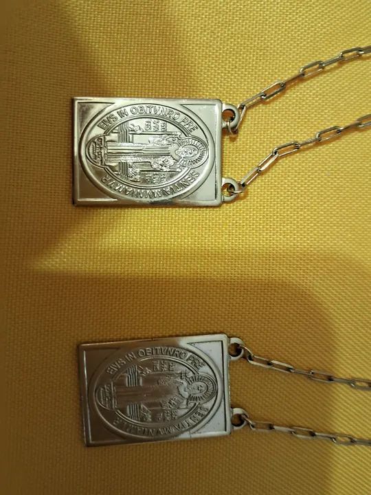 Escapulario com medalha de São Bento banhado a ouro  - Foto 4