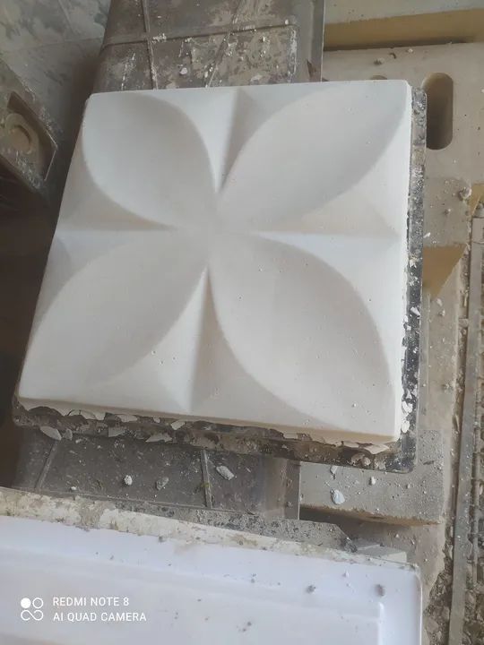 Revestimento gesso pétala 39 x 39  - Foto 5