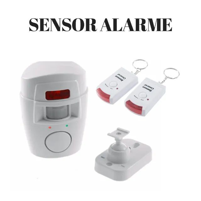 Alarme Anti-roubo Residencial e Comercial sem fio + 2 Controle Remoto