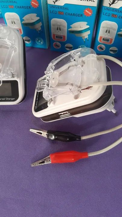 Carregador de Baterias Universal com Jacaré Celular  - Foto 2